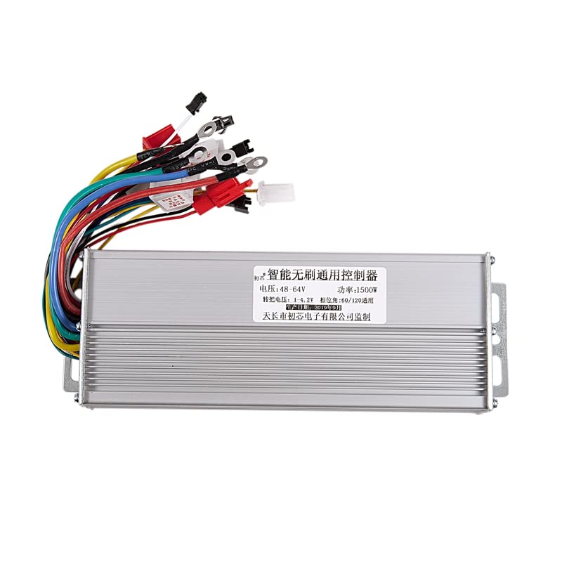 Regulador Patinete Electrico 4 8V 60V 64V 1500W Controlador sin escobillas/Controlador de ebike/Controlador de Motor for Bicicleta eléctrica/Scooter Controlador del Motor