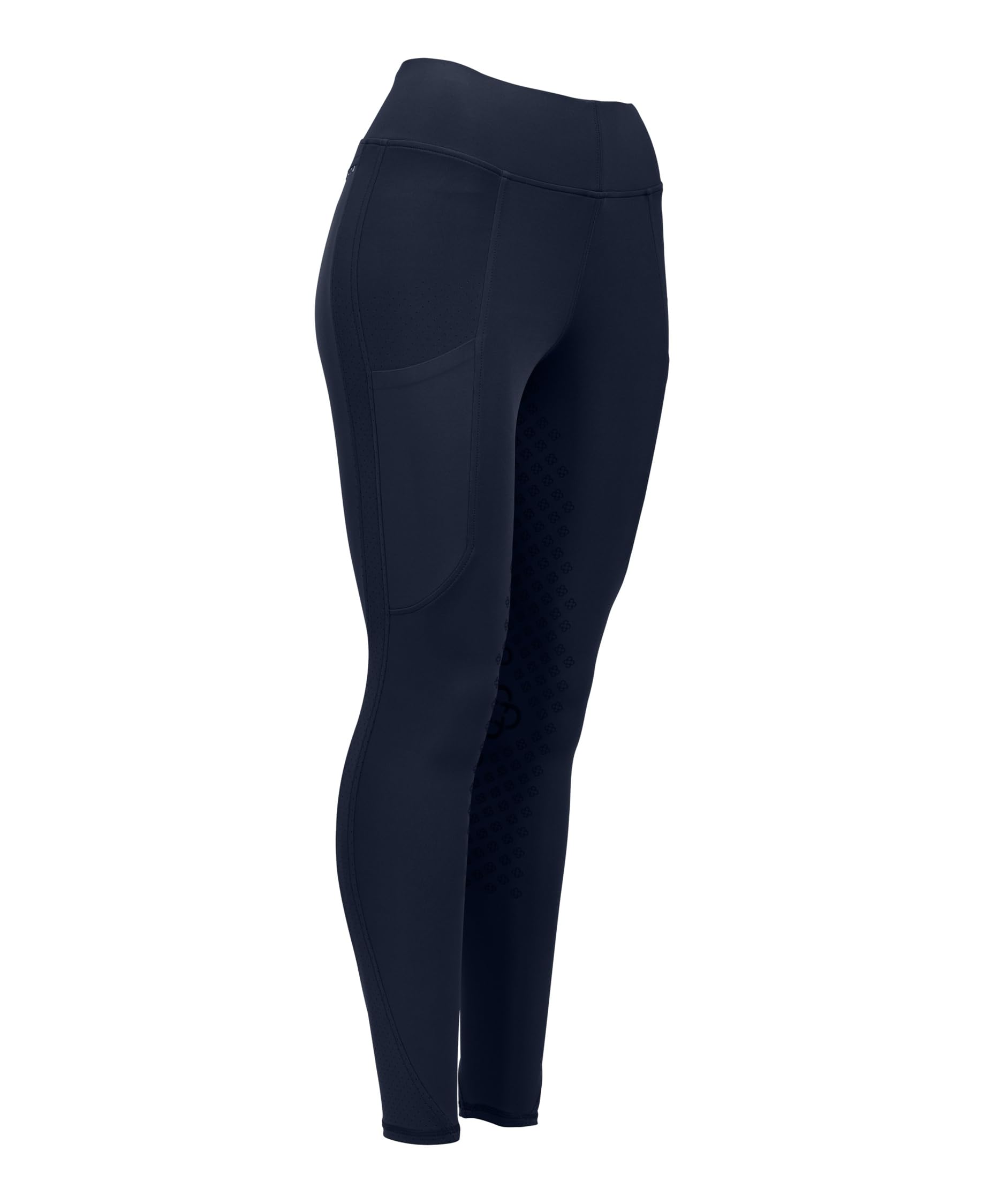Sommer-Reitleggings Badalona Full Grip, Damen Reitleggings mit Silikon-Vollbesatz, 4-Way-Stretch und Handytaschen