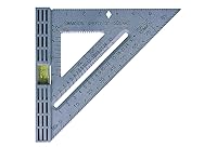 Vista 5 de Swanson Tool Co., Inc Swanson Tool Co T0701 - Escuadra Speedlite naranja de 12 pulgadas, herramienta de diseño de escuadra compuesta, fabricada