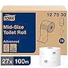 Tork Mid-size Toiletpapier Wit T6, Advanced, 2-laags, 27 rollen, 127530