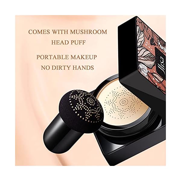 Mushroom-Head-Foundation-Air-Cushion-CC-Cream-Concealer-Long-Lasting-Nude-MakeupOil-ControlLiquid-Foundation-Beauty-Moisturizing-BB-Creamnatural Air Cushion CC Cream Mushroom Head Foundation, SuperThinker Moisturizing BB Cream Makeup Long Lasting Matte Concealer (natural)