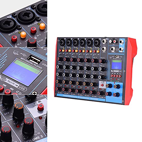 KKcare AG8 Console de Mixagem Portátil de 8 Canais Mixer Música