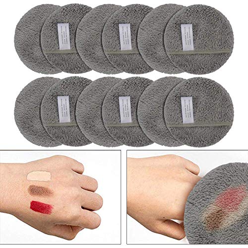KinHwa Makeup Entferner Pads Wiederverwendbare Abschminkpads Waschbar Mikrofaser Abschminkpads Gesicht Superweich… - Image 6