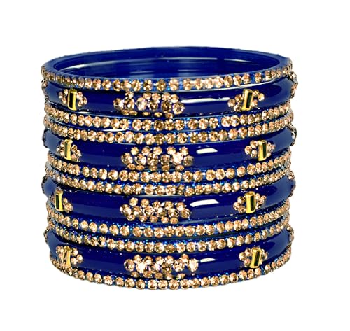 Image of Swara Creations Green Mehrun Red Glass Bangles Set for Women | Zirconwork Bangles | Glass bangles for festivals & occasions, Traditional glass bangles (SKU276)