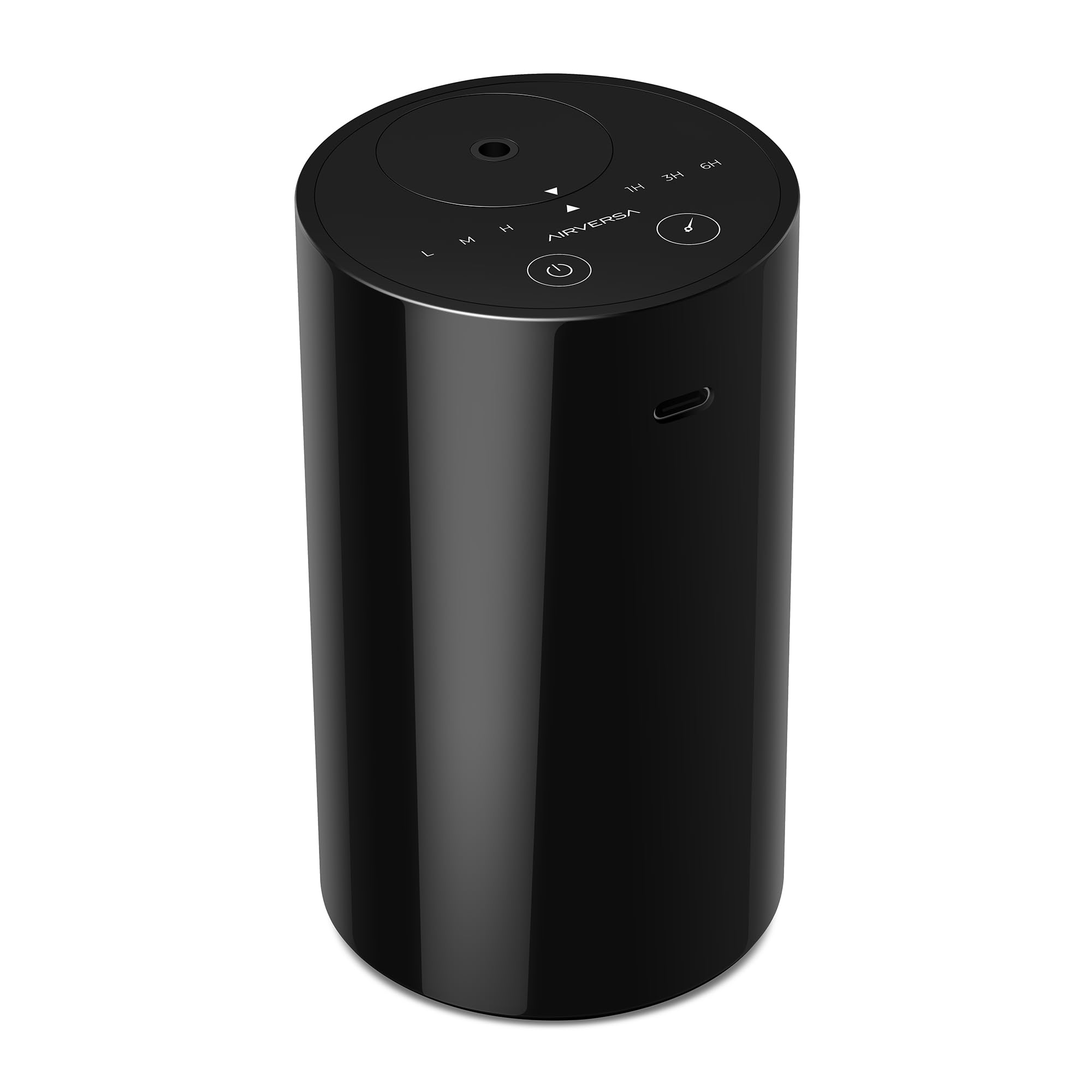 Airversa AN8 - Difusor sin agua para aceite esencial, nebulizador que funciona con pilas, capacidad de 20 ml, mini máquina de aire aromático, 3 temporizadores de cuenta regresiva y 3 niveles de niebla