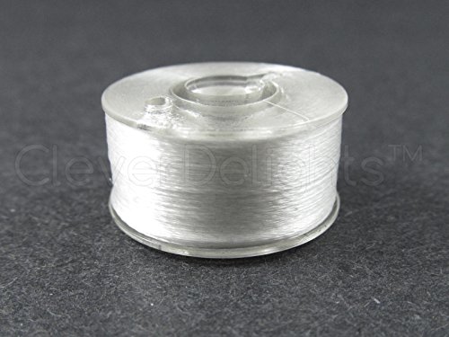 CleverDelights Size A (Class 15) White Prewound Bobbins - 36 Pack - 75D/2 (60WT) Polyester Thread - Compatible with SE400 SE600 SE625 SE700 SE725 SE1900 PE535 PE550D PE800 PE900 - Thumbnail 3