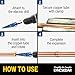 LYNCSEDAR 6 in 1 Copper Swaging Tool HVAC, Blue Copper Tube Expander with Drill Bit Set & 5cm Carabiner, Swedge Tool HVAC for 1/4, 3/8, 1/2, 5/8, 3/4, 7/8 Pipe, Swage Tools for AC Tubing Repair Swager