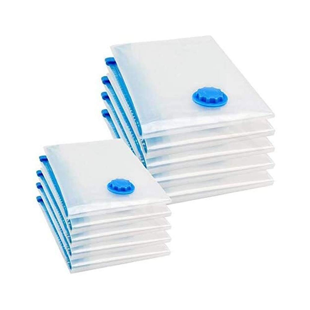 Vakuumbeutel mit Handpumpe 10 Stück Aufbewahrungsbeutel Reise Vakuumbeutel Kleiderbeutel Platzersparend Vakuumier Beutel für Kleidung und Aufbewahrung Reise (Color : 80 * 120CM)