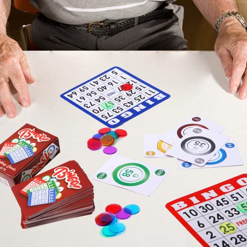 image for GSE Games & Sports Expert Professional Bingo Calling Cards, Reusable P