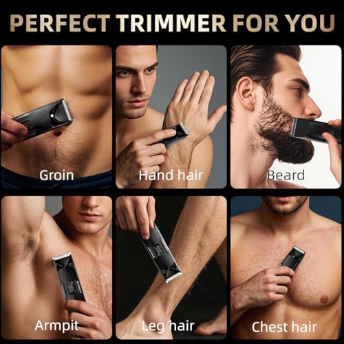 Image of ENCHEN Spark 3 Trimmer for Men Beard,Groin & Body Grooming Kit with Different Guide Combs,Professional Hair Clippers,Wet & Dry Use,Fast Charging,120 Mins Runtime,Black