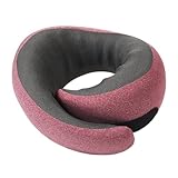 Ergonomic 360° Neck Support: Designed with an ergonomic contour that fits the natural curve of your neck, this travel neck pillow prevents your head from tilting forward. It helps reduce pressure and fatigue, allowing you to rest easily during long f...