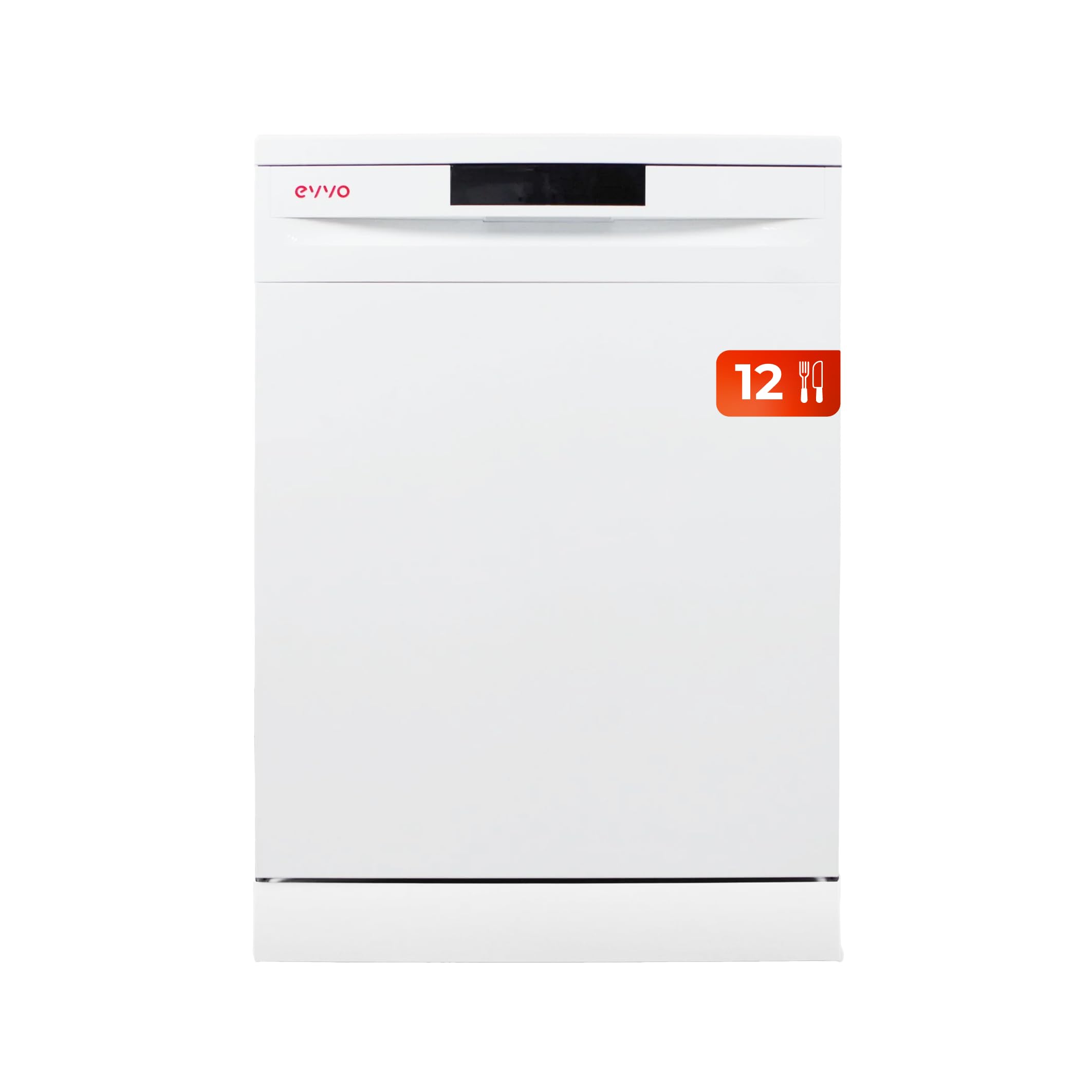 EVVO Lave-vaisselle 60 cm 12 couverts 5 programmes blanc