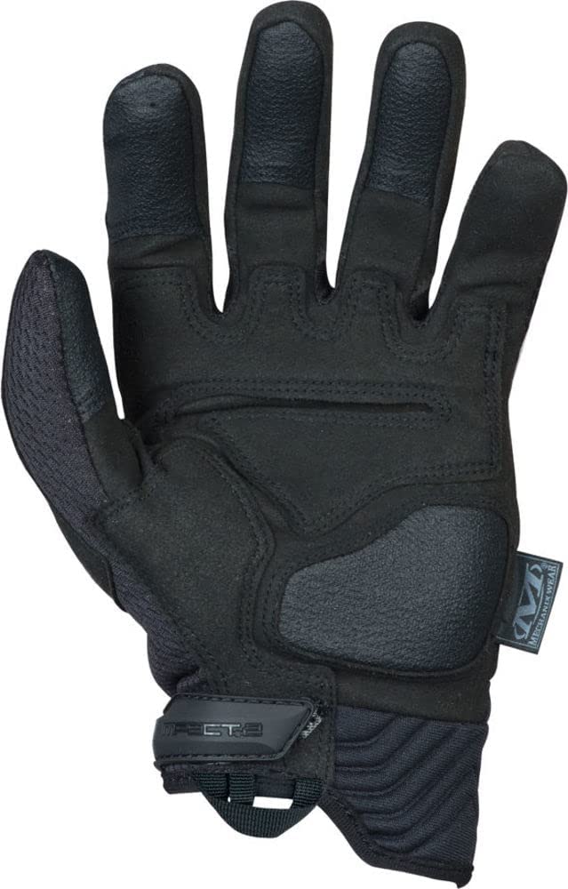 Mechanix Wear M-Pact 2 Covert Herren-Einsatzhandschuhe, Schwarz - M | Akkordeon-Knöchelschutz mit 6 mm EVA-Schaumstoff, TPR-Aufprallschutz; vibrationsabsorbierende 3 mm D3O-Handinnenfläche