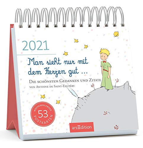 Télécharger Postkartenkalender Man sieht nur mit dem Herzen gut ... 2021 Livre eBook France