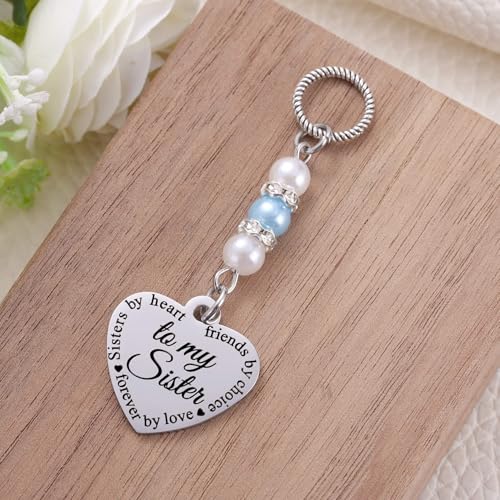 Image of MIXJOY Something Blue Gift for Bride, Wedding Day Bridal Blue Pearl Angel Wings Bouquet Garter Charm for Bride to Be