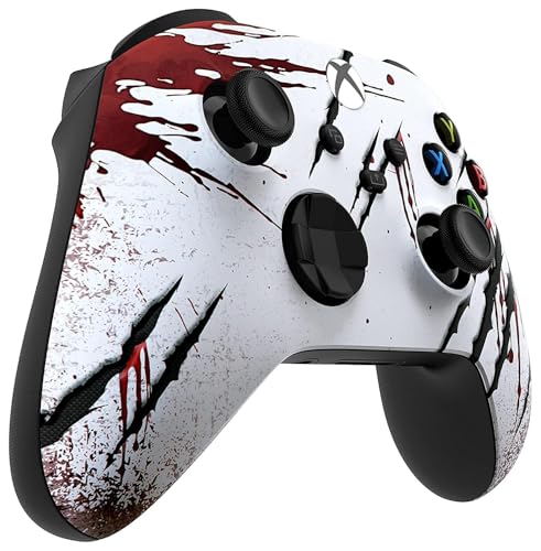Image of Custom Controllerzz Wireless Controller for Microsoft Xbox Series X /S & Xbox One - Custom Soft Touch Feel - Custom Xbox Series X /S Controller (X /S Slasher)