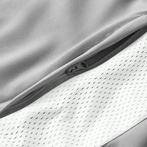 Sun Shirts for Men Swimming Running Fishing Clothing Breathable Long Sleeve SPF UPF 50+ Sun Protection Zip Up Hoodie3