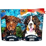 Wild Meadow Farms Gibson's Farmers Bacon & Pheasant Soft Jerky Dog Treats, Crafted with Meat, Aromatic, Grain-Free, Ideal for Training and Rewarding Dogs of All Breeds & Ages - 3 Ounce Pouch