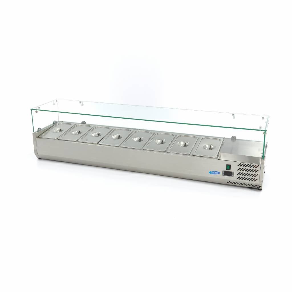Maxima Encimera expositora refrigerada 180 cm - 1/3 GN