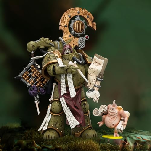 Image of JOYTOY Death Guard Warhammer 40K 1 /18 Action Figures Death Guard Tallyman with Plasma Pistol Collectible Model Artifacts Model Birthday Gifts JT04261 PreOrder