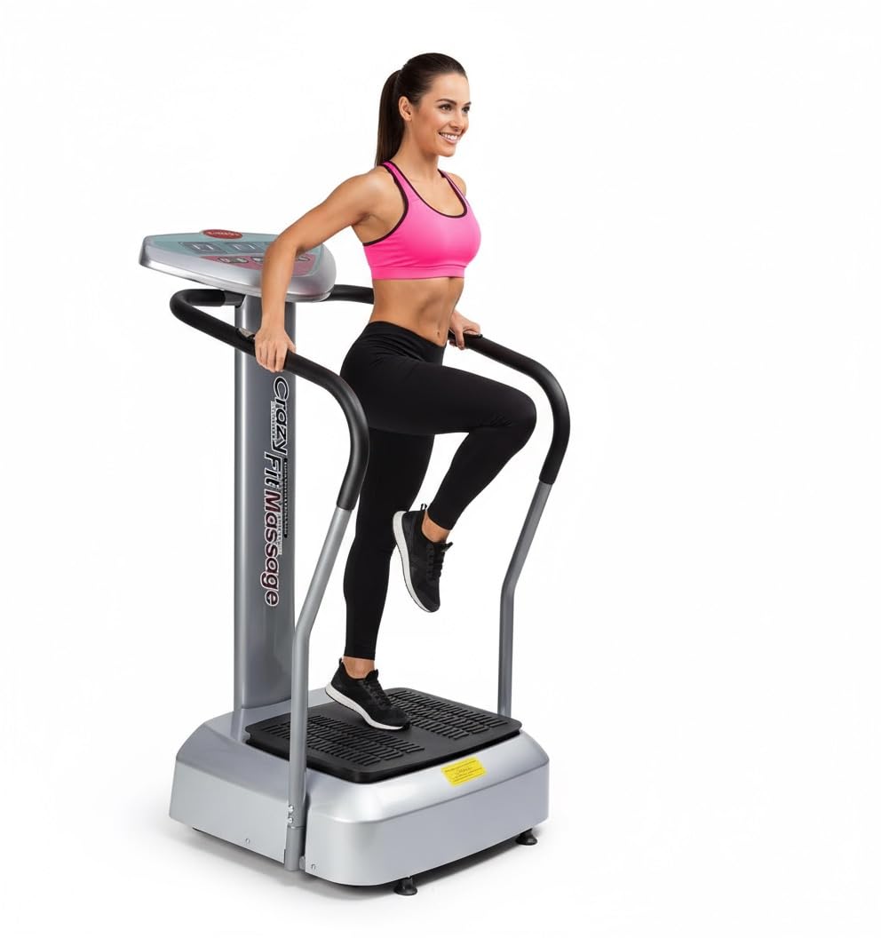 Health & Fitness_hub Xtreme Powerful Slim Full Body Vibration Platform Exercise Crazy Fit Machine