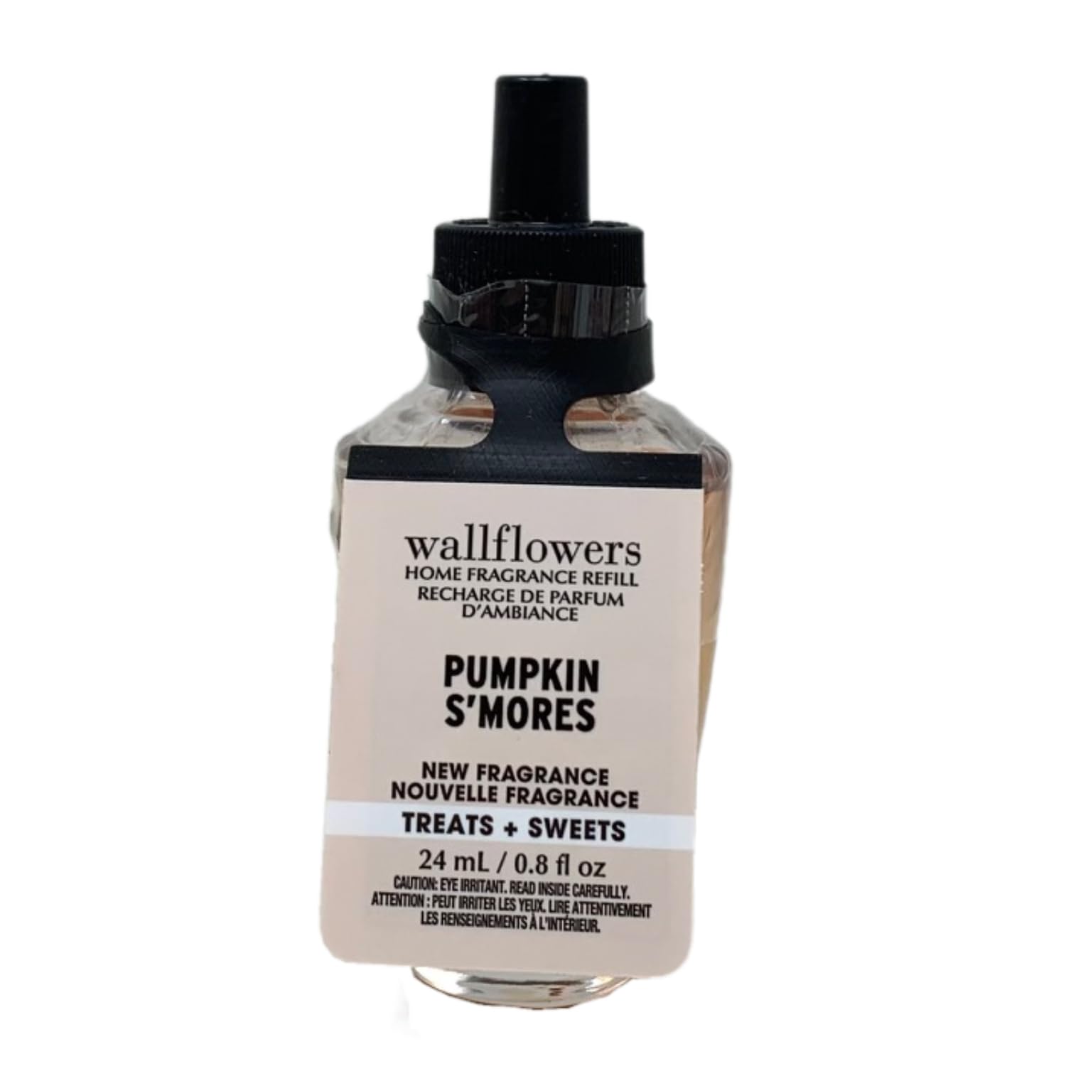 Bath & Body Works Pumpkin S'Mores 2 Pack Wallflowers Home Fragrance Refill Set with a Natural Oats Sample Soap