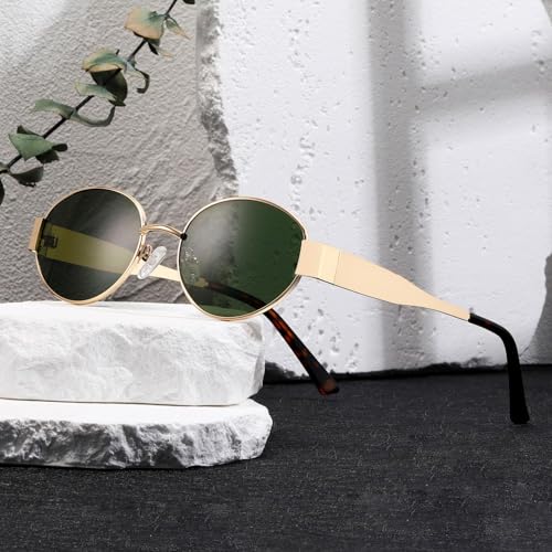 Image of sunglasses for women stylish Trandy Shape And Metal Frame LA8802
