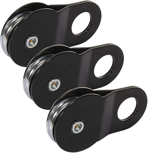 SCITOO Polea universal de bloque de arranque de cabrestante de recuperación resistente, 20,000 libras (3 bloques de arranque)