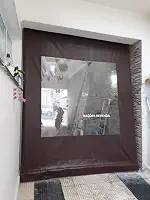 Toldo Cortina Retrátil completo para instalação: 2m x 2,50m Lona Night & Day Alta Resistência
