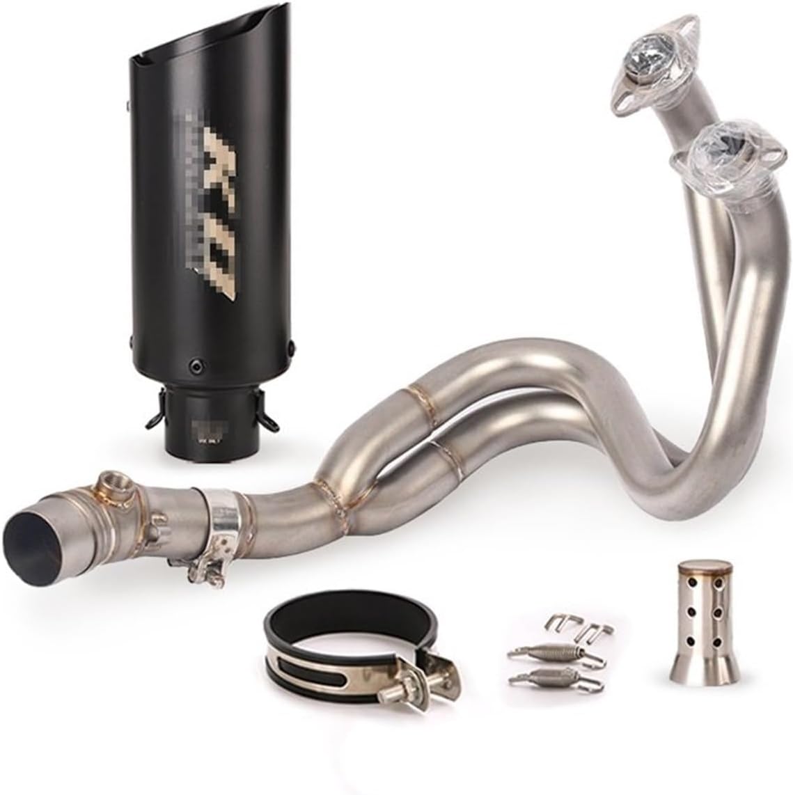 Amazon.co.jp エキゾーストマフラーパイプ For Z650 Z650RS For Ninja 650 650R F ER6N