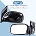 ECCPP Exterior Mirrors Replace with 2006-2011 For Honda Civic DX EX LX Si Coupe 2-Door 1.8L 2008-2011 DX-G Coupe 2-Door 1.8L Driver Side HO1320213
