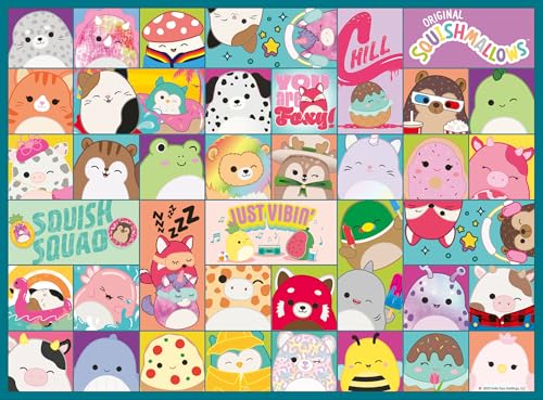 Ravensburger - Puzzle 100 pièces XXL - Squishmallows colorés