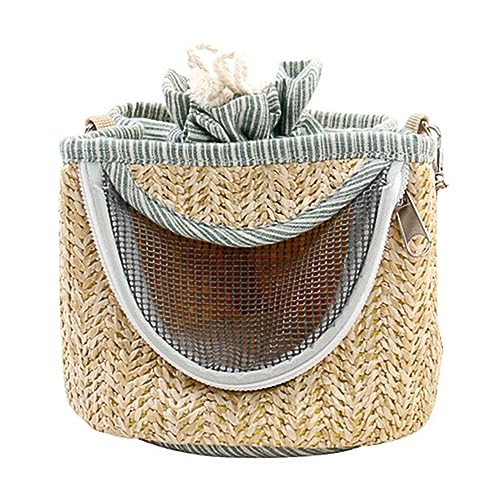 Sosoport 1Pc Portable Hamster Carrier Bag Soft Sided Travel Backpack for Pets Comfortable Convenient Design for Hamsters Hedgehogs Animals Random Color Random Color