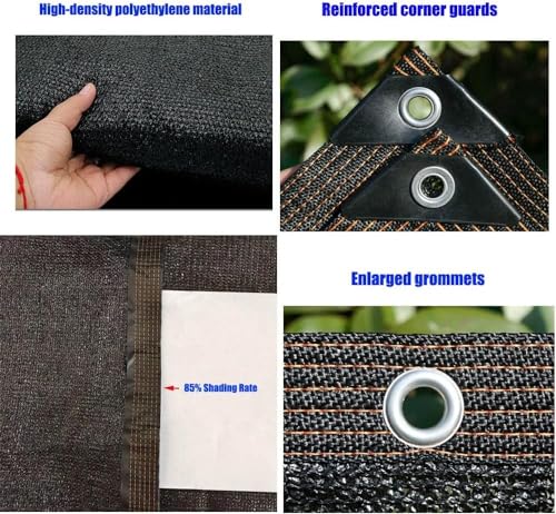 Filet d'ombrage jardin 3x10m occultant avec œillets de fixation - 3