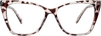 Cat Eye Reading Glasses for Women Stylish Oversized Readers with Spring Hinges 1.0 1.25 1.5 1.75 2.0 to 3.5 4.0