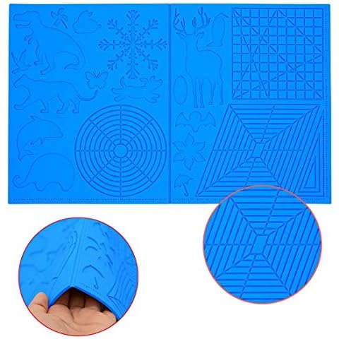 3D pen template, 3D printing pen template, 3D pen mat, large mat (45 cm x 28 cm, thickness: 3.5 mm) with animal pattern, helpful for beginners, children and 3D pen artists Cover