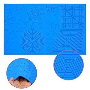 3D Stift Vorlage, 3D Druckstift Vorlage,3D Stifte Matte,große Matte (45CM x 28cm,thick:3.5mm) mit Tiermuster hilfreich…