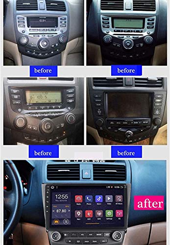 Autoradio GPS Bluetooth Android 12 compatible Honda Accord 7 2003-2007