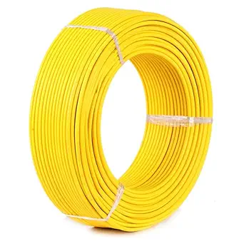 Mabron Flexible 2.5mm Copper Wire for Home or Domestic Industrial Electric Wiring, Electric Wire-500Mtr (Yellow Color)
