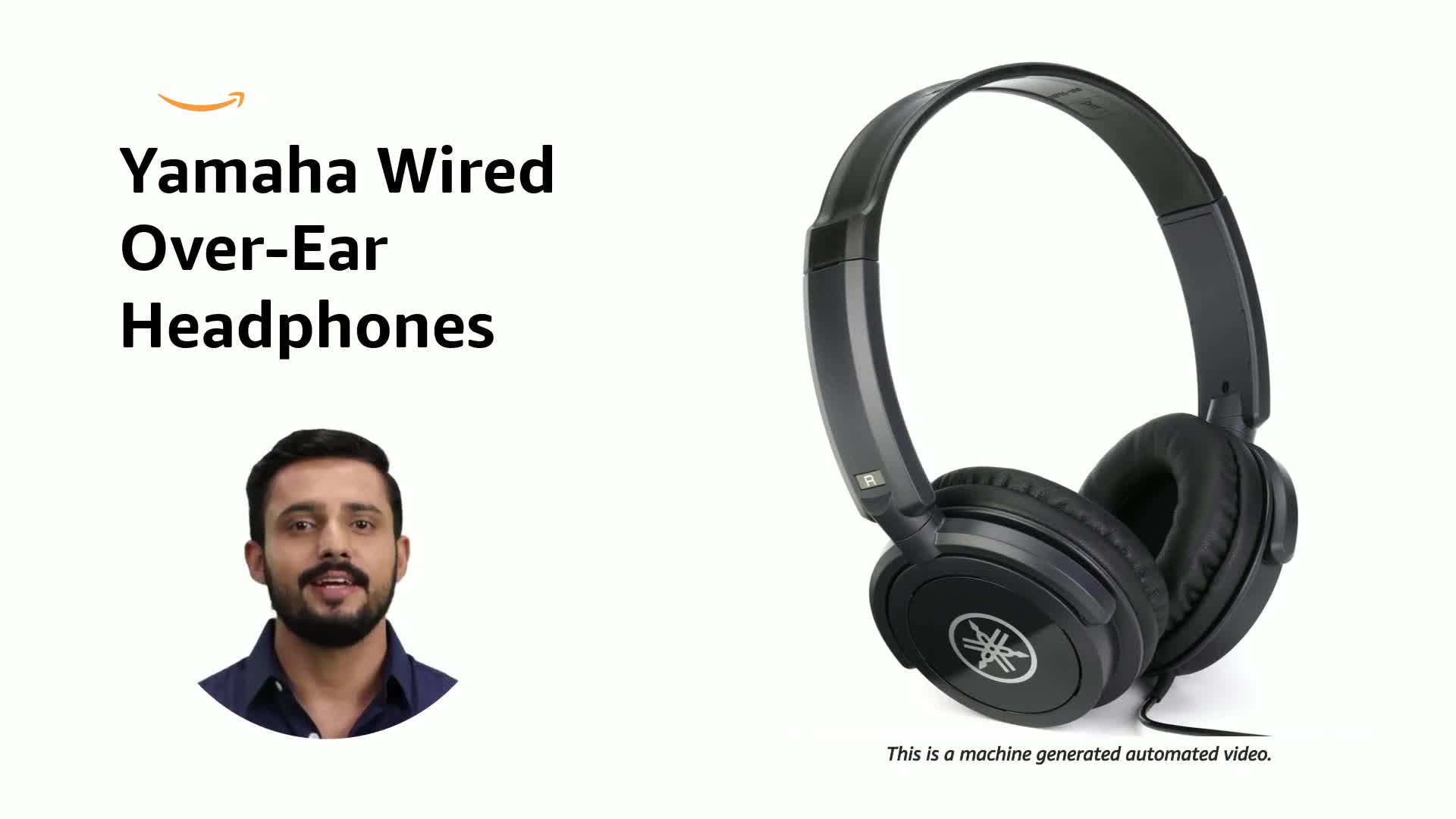 YAMAHA HPH-100B Wired Headphone with Mic (Black) : Amazon.in