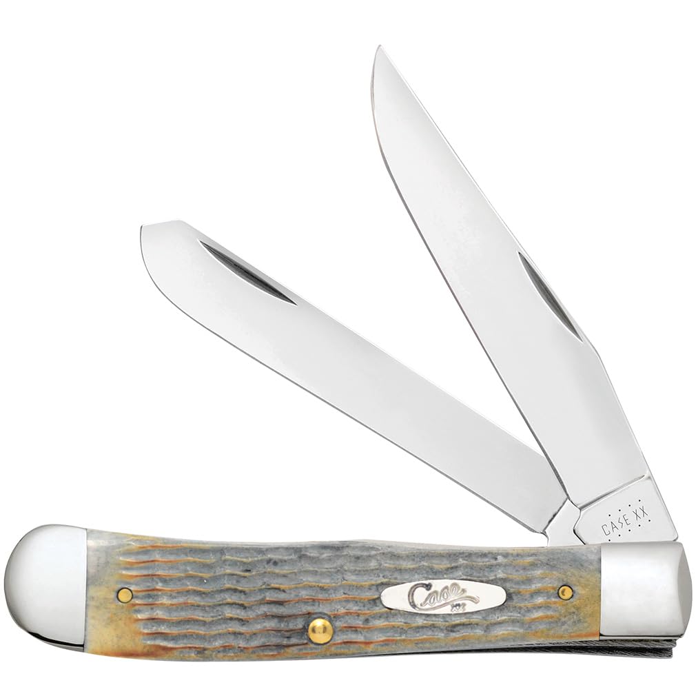Case XX Pocket Knife TIN ROOF ROGERS CORN COB JIG TRAPPER Item #39932-6254 SS - Length Closed: 4 1/8Inches