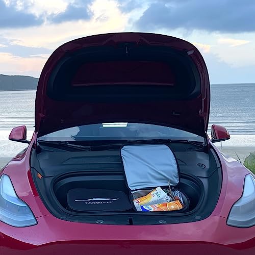 TESBEAUTY Camping Cooler Insulated Bags Water Tight Versatile Use Grocery Bags for Tesla Model Y Model X Frunk Organizer Two Bags Can be Used in All Cars