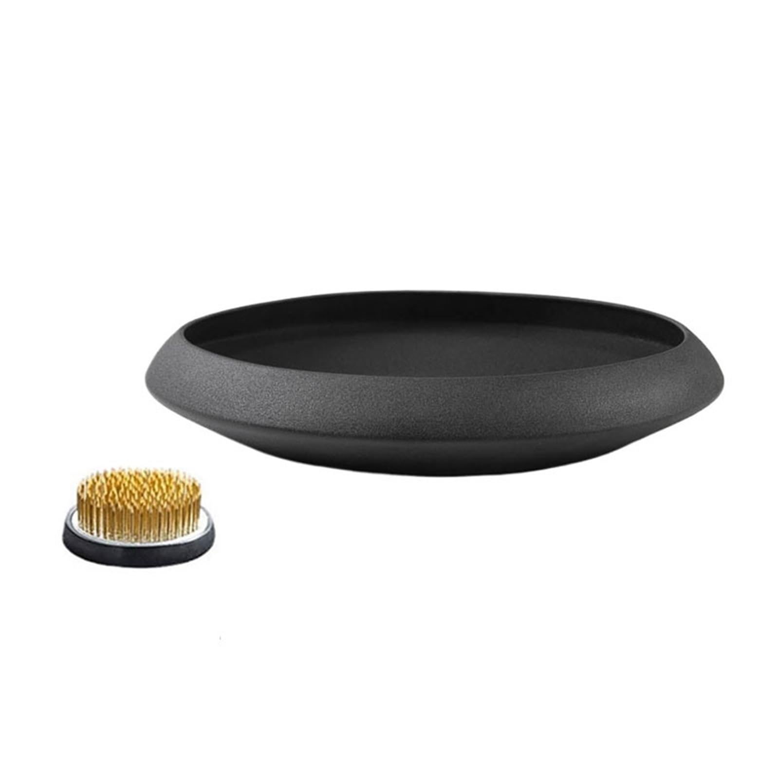 Kx9Lb8d plant saucer Matt Ceramic Chinese Minimalist Flower Arranging Saucer with Kenzan for Home Office Garden flower pot saucer