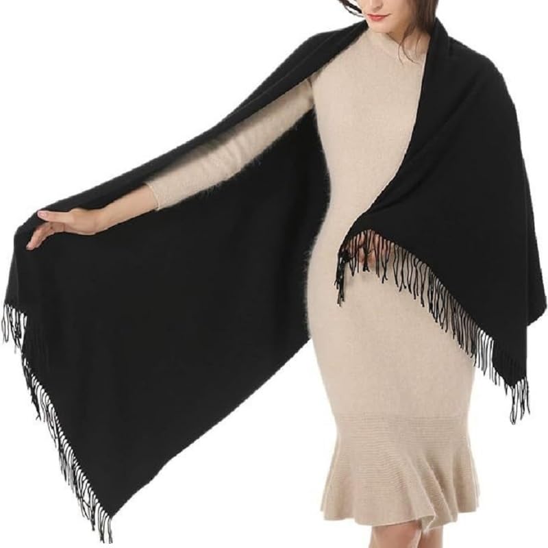 Womens Winter Scarf Cashmere Feel Pashmina Shawl Wraps Soft Warm Blanket Scarves for Women