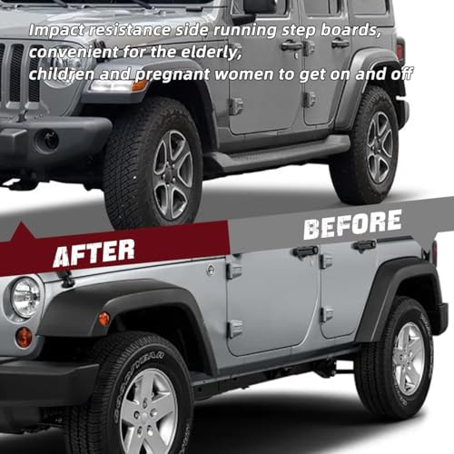 Estribos laterales para Wrangler JK 2018-2024 4 puertas miniatura 4