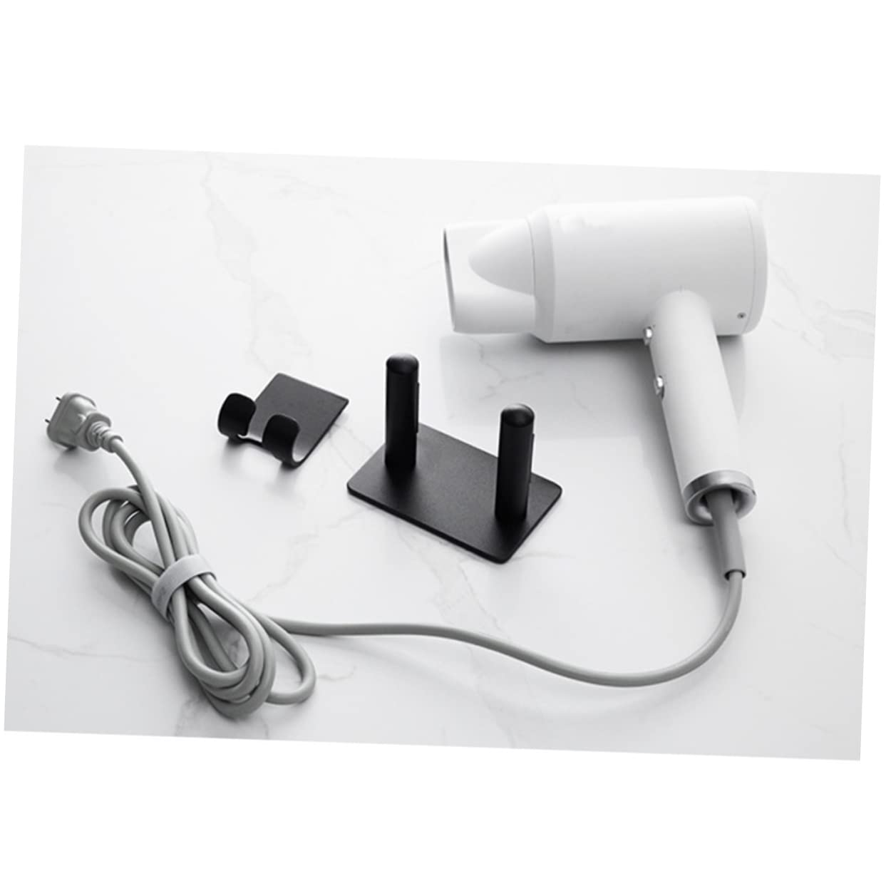 soporte para secador de pelo, 2 soportes for secador de pelo for montaje en pared, soporte for secador de pelo, estante de almacenamiento montado en la pared, soporte for secador de pelo, soporte for