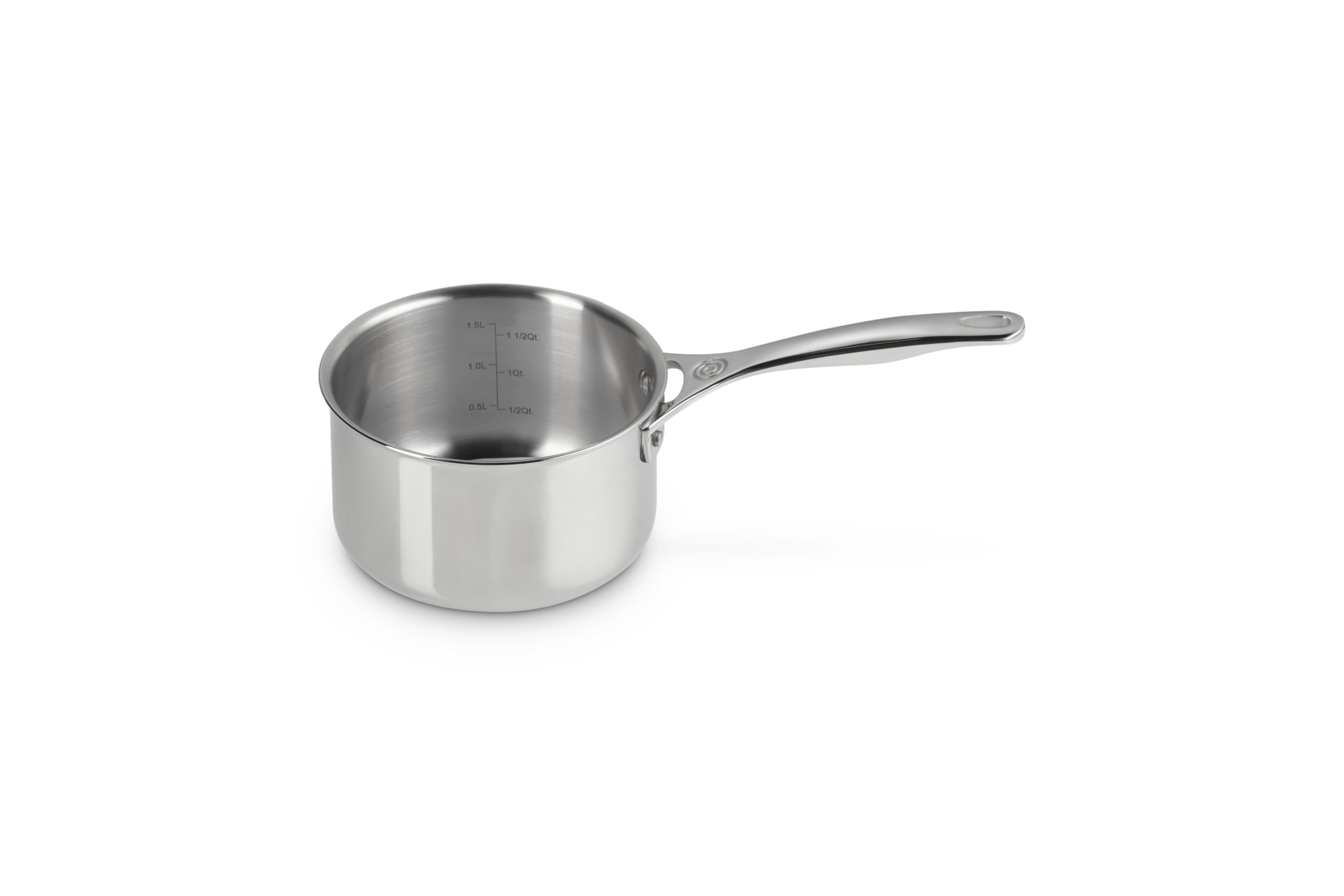 今日限定 LE CREUSET ステンレススチール 両手鍋 2QT 16 cm Amazon | Le Creuset 3層ステンレススチールソースパン 2クォート | Le
