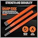HORUSDY 28-Piece Heavy Duty Punch and Chisel Set, Including Taper, Cold Chisels, Pin, Center Punch