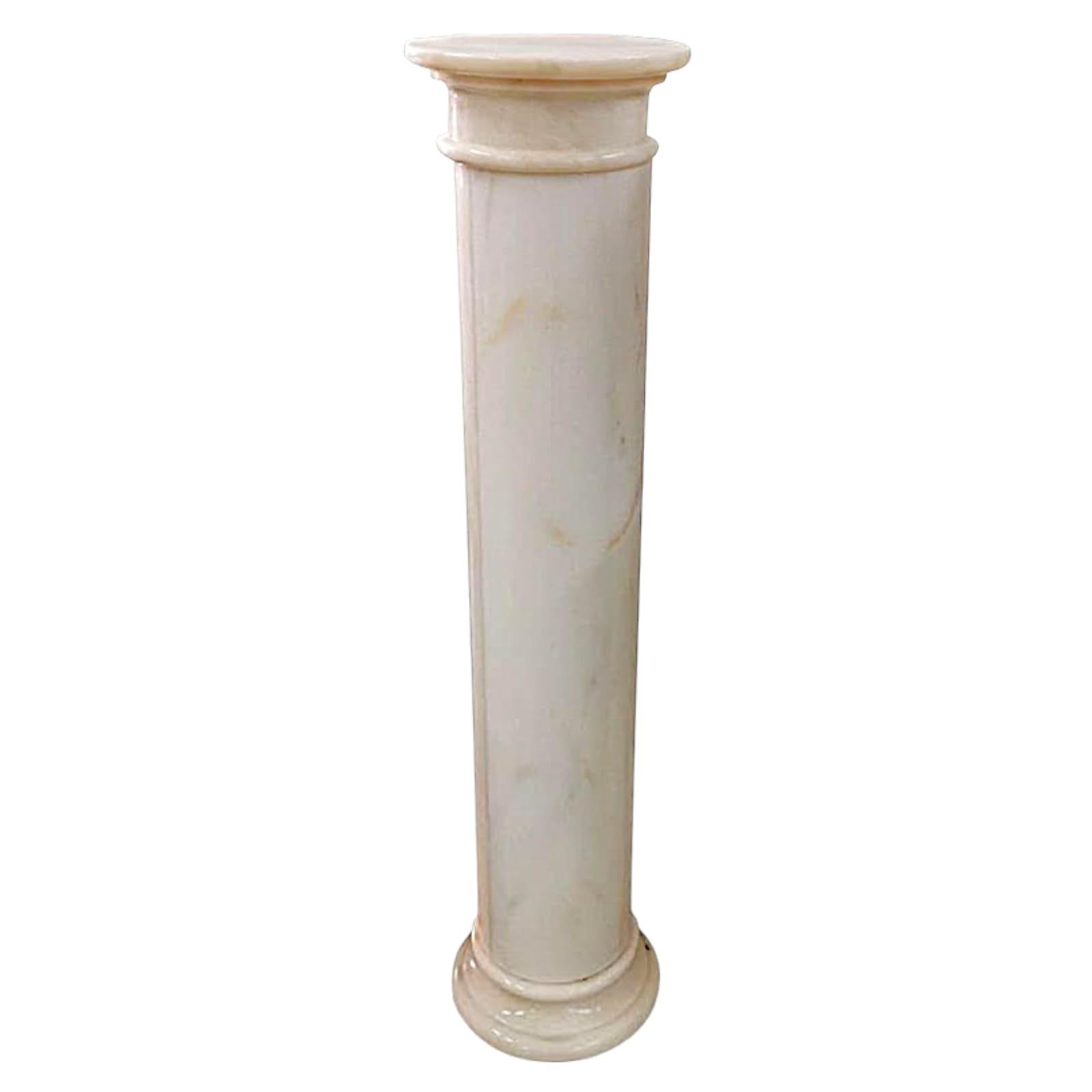 Columna de mármol blanco Carrara White Marble Classic Column H 104 cm.