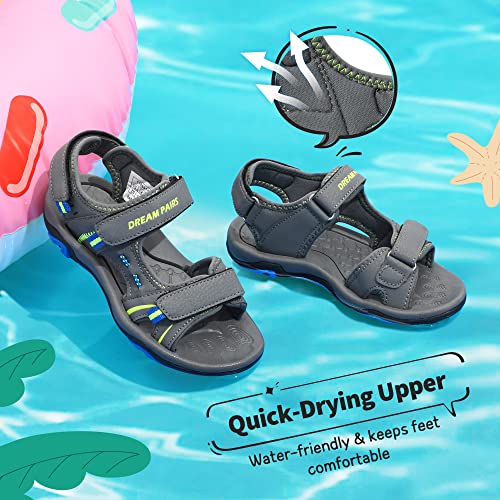 Image of DREAM PAIRS Boys Girls Sandals Kids Athletic Summer Sports Water Shoes for Toddler /Little Kid /Big Kid